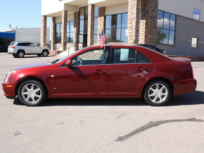 cadillac sts 2006 red sedan v8 gasoline 8 cylinders automatic 80229