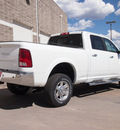 ram ram pickup 2500 2012 white laramie longhorn diesel 6 cylinders 4 wheel drive automatic 80301