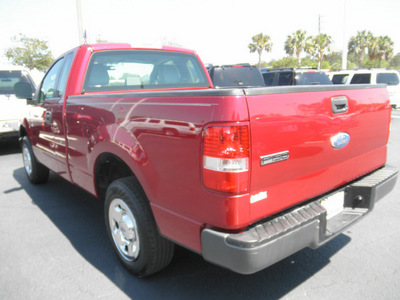 ford f 150 2007 red pickup truck xl gasoline 6 cylinders rear wheel drive 5 speed manual 34474