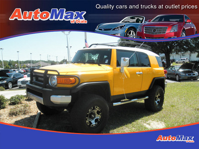 toyota fj cruiser 2007 yellow suv gasoline 6 cylinders 4 wheel drive automatic 34474