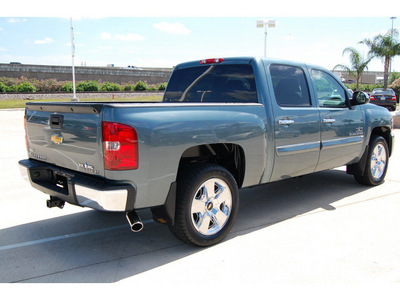 chevrolet silverado 1500 2011 green lt flex fuel 8 cylinders 2 wheel drive automatic with overdrive 77065