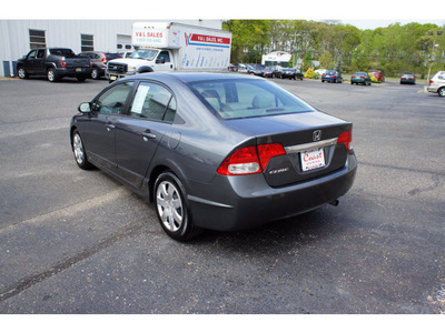 honda civic 2010 dk  gray sedan lx gasoline 4 cylinders front wheel drive automatic 08750