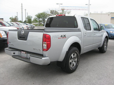 nissan frontier 2010 silver pro 4x gasoline 6 cylinders 4 wheel drive automatic with overdrive 45840