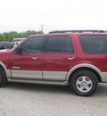 ford expedition 2007 red suv eddie bauer gasoline 8 cylinders 4 wheel drive automatic with overdrive 62863