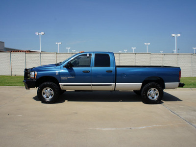 dodge ram pickup 3500 2006 blue slt diesel 6 cylinders 4 wheel drive automatic 76108