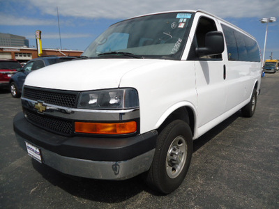 chevrolet express 2008 white van 3500 flex fuel 8 cylinders rear wheel drive automatic 60007