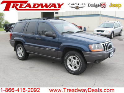 jeep grand cherokee 2001 blue suv laredo gasoline 6 cylinders 4 wheel drive automatic with overdrive 45840