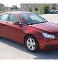 chevrolet cruze 2012 red sedan lt gasoline 4 cylinders front wheel drive automatic 77090