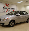 hyundai accent 2010 silver sedan gls gasoline 4 cylinders front wheel drive automatic 27707