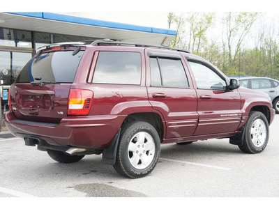 jeep grand cherokee 2001 red suv limited gasoline 8 cylinders 4 wheel drive automatic 46036