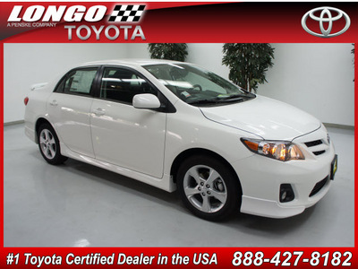 toyota corolla 2012 white sedan s gasoline 4 cylinders front wheel drive automatic 91731