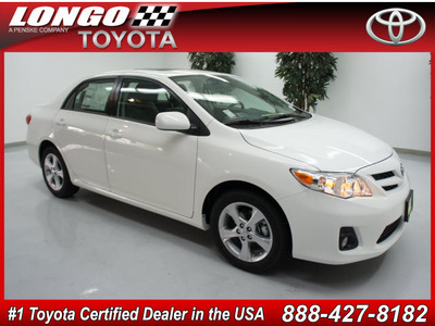 toyota corolla 2012 white sedan le gasoline 4 cylinders front wheel drive automatic 91731