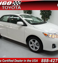 toyota corolla 2012 white sedan le gasoline 4 cylinders front wheel drive automatic 91731