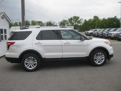 ford explorer 2013 white suv xlt flex fuel 6 cylinders 2 wheel drive 6 speed automatic 62863