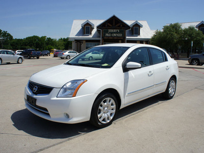 nissan sentra 2011 white sedan gasoline 4 cylinders front wheel drive automatic 76087