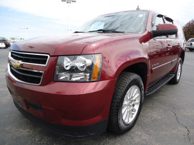 chevrolet tahoe 2008 dk  red suv hybrid hybrid 8 cylinders 4 wheel drive automatic 60007