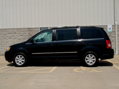 chrysler town country 2010 black van touring gasoline 6 cylinders front wheel drive automatic 62034