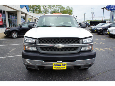 chevrolet silverado 2500hd 2003 white pickup truck work truck gasoline 8 cylinders 4 wheel drive automatic 07724