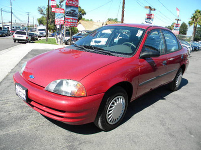 chevrolet metro 2000 red sedan lsi gasoline 4 cylinders front wheel drive automatic 92882