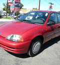 chevrolet metro 2000 red sedan lsi gasoline 4 cylinders front wheel drive automatic 92882