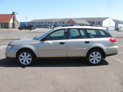 subaru outback 2008 gold wagon 2 5i gasoline 4 cylinders all whee drive autostick 55811