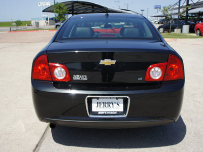 chevrolet malibu 2009 black sedan lt gasoline 4 cylinders front wheel drive automatic 76087