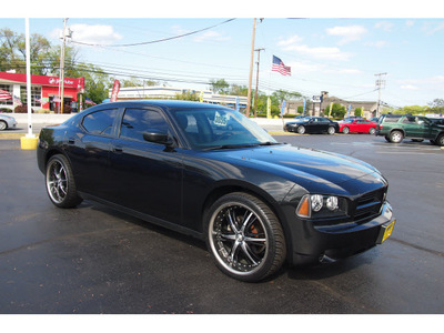 dodge charger 2008 black sedan gasoline 6 cylinders rear wheel drive automatic 07730