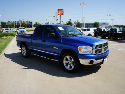 dodge ram pickup 1500 2008 blue pickup truck slt gasoline 8 cylinders rear wheel drive automatic with overdrive 76108