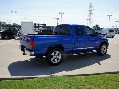 dodge ram pickup 1500 2008 blue pickup truck slt gasoline 8 cylinders rear wheel drive automatic with overdrive 76108