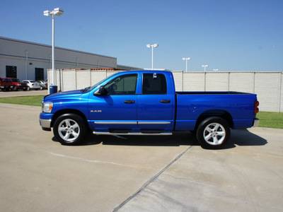 dodge ram pickup 1500 2008 blue pickup truck slt gasoline 8 cylinders rear wheel drive automatic with overdrive 76108