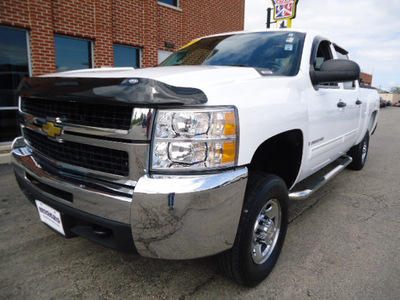 chevrolet silverado 2500hd 2009 white lt gasoline 8 cylinders 4 wheel drive automatic 60007