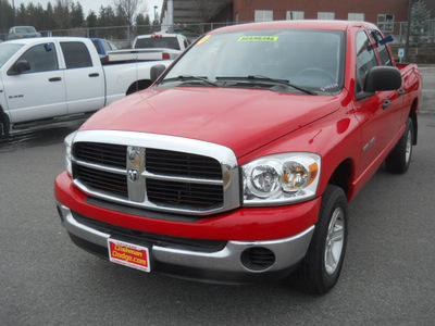 dodge ram pickup 1500 2007 red gasoline 8 cylinders 4 wheel drive manual 99212