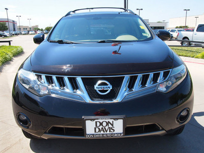 nissan murano 2009 black suv sl gasoline 6 cylinders front wheel drive automatic with overdrive 76018