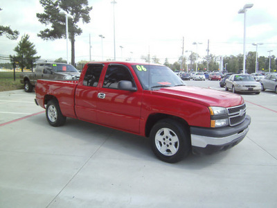 chevrolet silverado 1500 2006 red pickup truck work truck gasoline 8 cylinders rear wheel drive automatic 75503