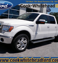 ford f 150 2012 white lariat gasoline 6 cylinders 4 wheel drive automatic 32401