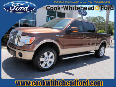 ford f 150 2012 brown lariat flex fuel 8 cylinders 4 wheel drive automatic 32401