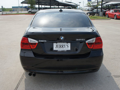 bmw 3 series 2006 black sedan 325i gasoline 6 cylinders rear wheel drive automatic 76087