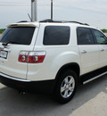 gmc acadia 2011 white suv gasoline 6 cylinders front wheel drive automatic 76087