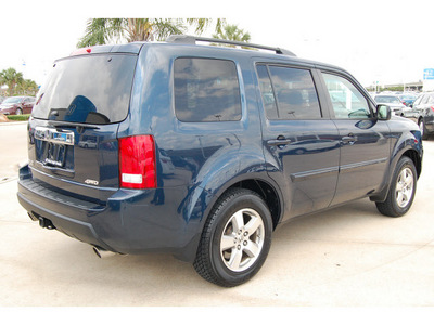 honda pilot 2009 blue suv ex l w dvd gasoline 6 cylinders 4 wheel drive automatic with overdrive 77065