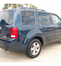 honda pilot 2009 blue suv ex l w dvd gasoline 6 cylinders 4 wheel drive automatic with overdrive 77065