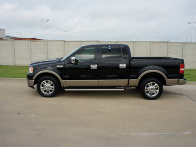 ford f 150 2006 black lariat flex fuel 8 cylinders rear wheel drive automatic with overdrive 76108