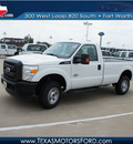 ford f 250 super duty 2011 white xl biodiesel 8 cylinders 4 wheel drive automatic 76108