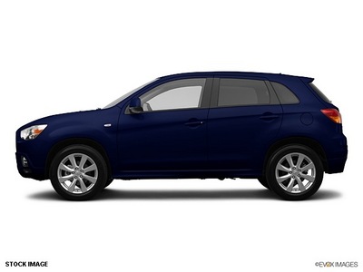 mitsubishi outlander sport 2012 dk  blue wagon gasoline 4 cylinders front wheel drive not specified 44060