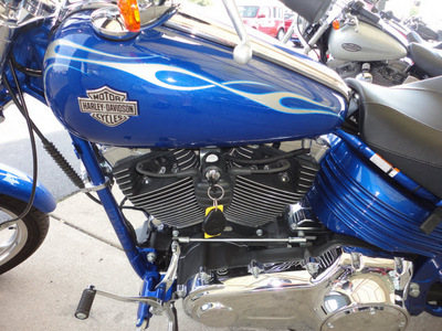 harley davidson fxcwc 2009 blue rocker custom 2 cylinders 6 speed 45342