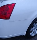 nissan maxima 2007 white sedan 3 5 se gasoline 6 cylinders front wheel drive automatic 77388