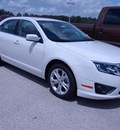 ford fusion 2012 white sedan se gasoline 4 cylinders front wheel drive 6 speed automatic 77388