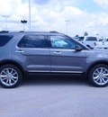 ford explorer 2013 gray suv xlt flex fuel 6 cylinders 2 wheel drive shiftable automatic 77388