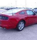 ford mustang 2013 red coupe gasoline 6 cylinders rear wheel drive 6 speed automatic 77388