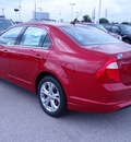 ford fusion 2012 red sedan se gasoline 4 cylinders front wheel drive 6 speed automatic 77388