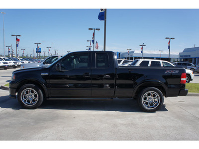 ford f 150 2007 black pickup truck flex fuel 8 cylinders rear wheel drive 4 speed automatic 77090